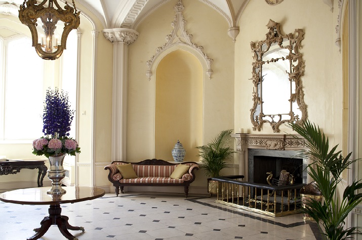 Castleknock private castle entrance hall | Elegant Ireland | Luxury holidays Ireland | Elegant Irish Tours